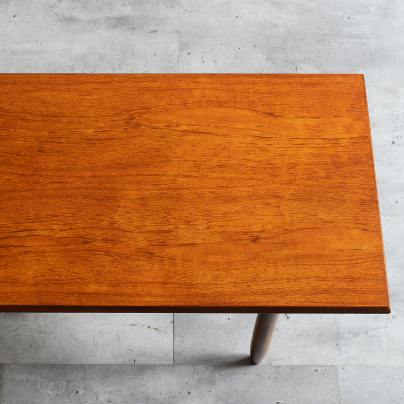 60S チーク ローテーブル 21 (天板剥離再塗装済）