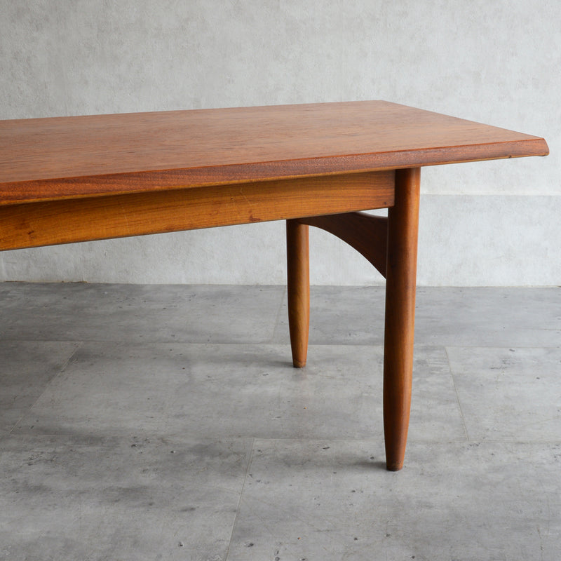 60S チーク ローテーブル 21 (天板剥離再塗装済）