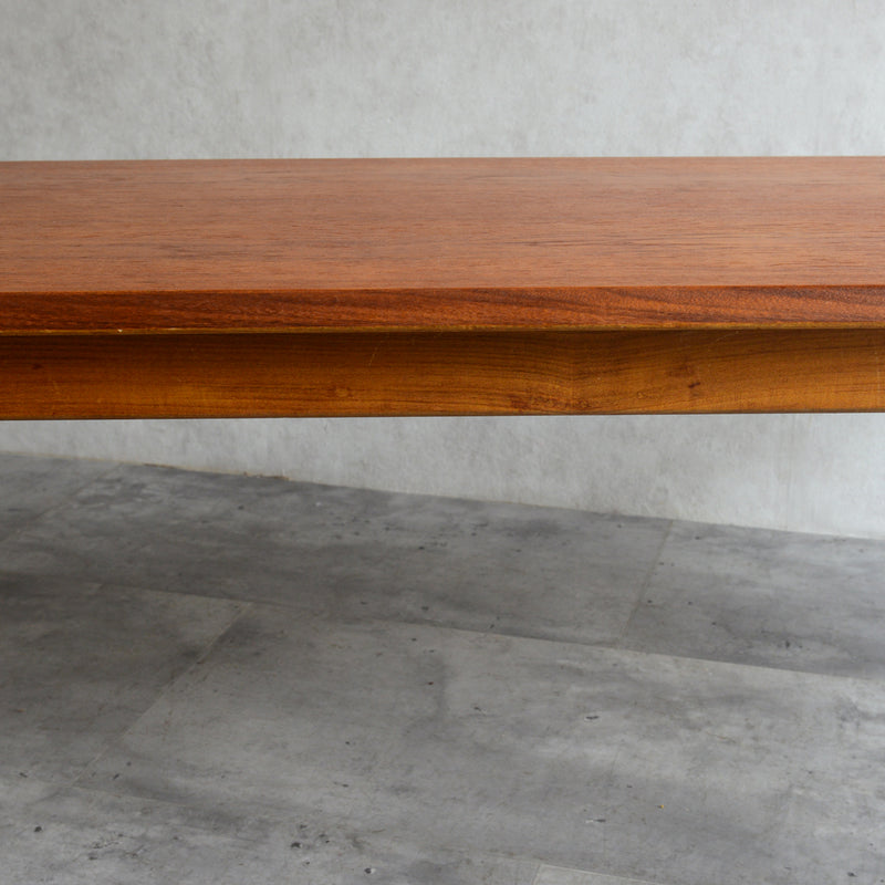 60S チーク ローテーブル 21 (天板剥離再塗装済）