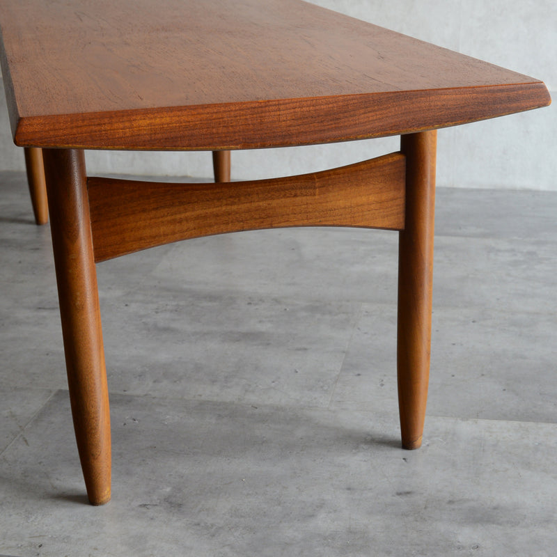 60S チーク ローテーブル 21 (天板剥離再塗装済）