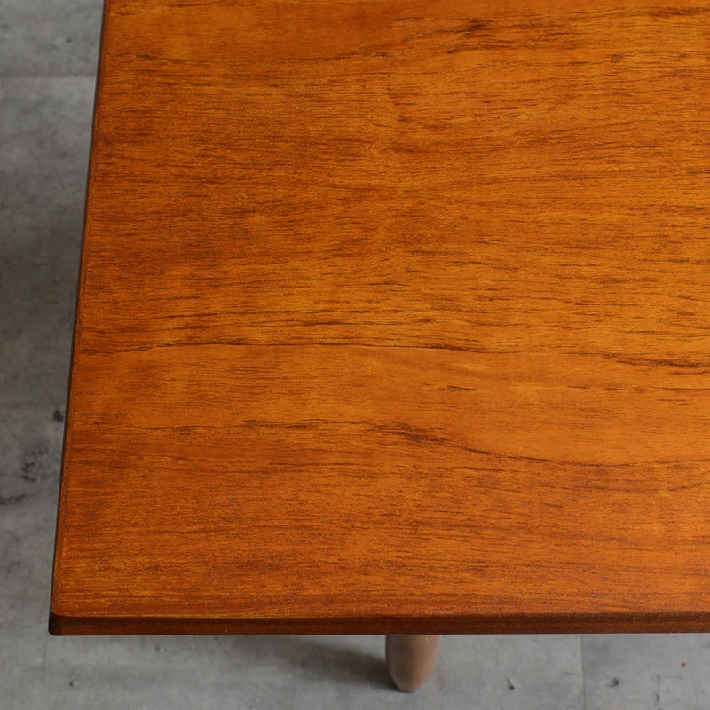 60S チーク ローテーブル 21 (天板剥離再塗装済）