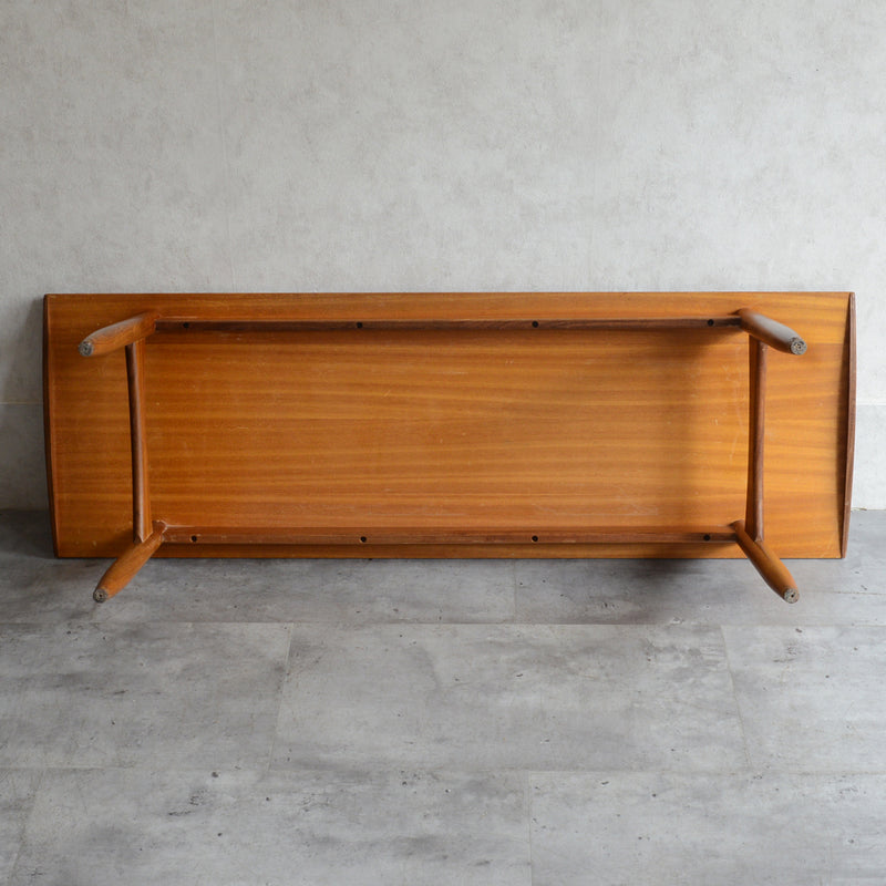 60S チーク ローテーブル 21 (天板剥離再塗装済）