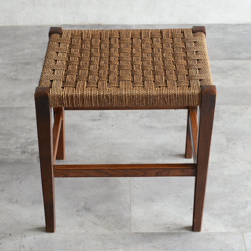 オランダヴィンテージ ペーパーコードスツール