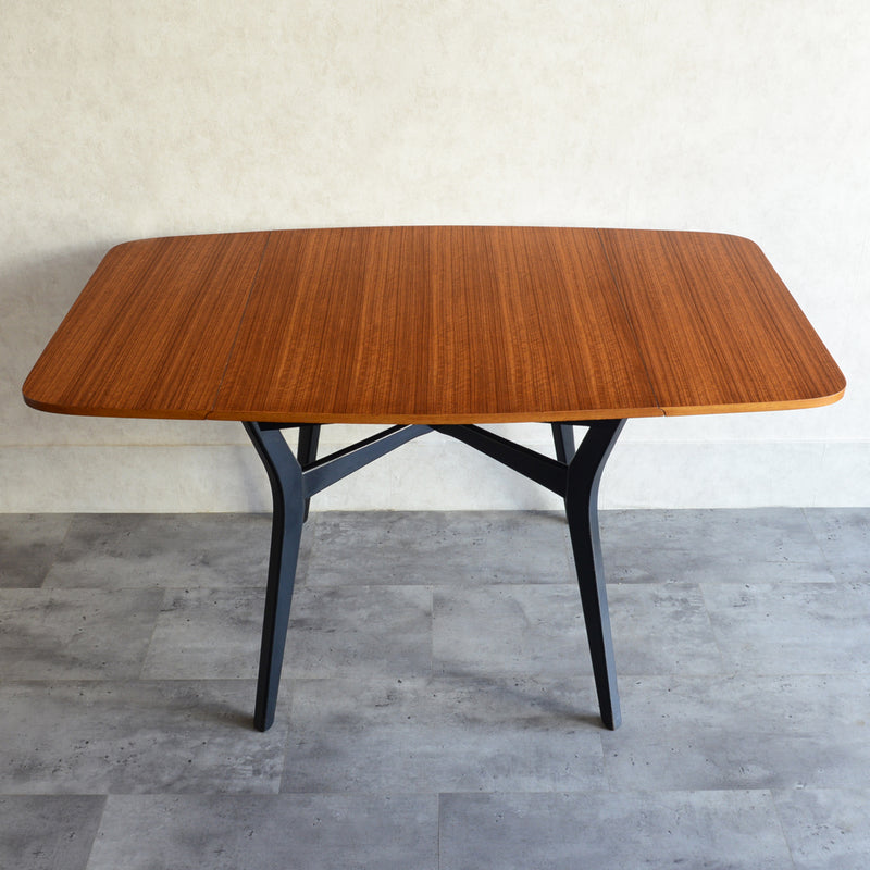 G-PLAN ジープラン Tola&Black ドロップリーフテーブル 01(天板剝離再塗装済）