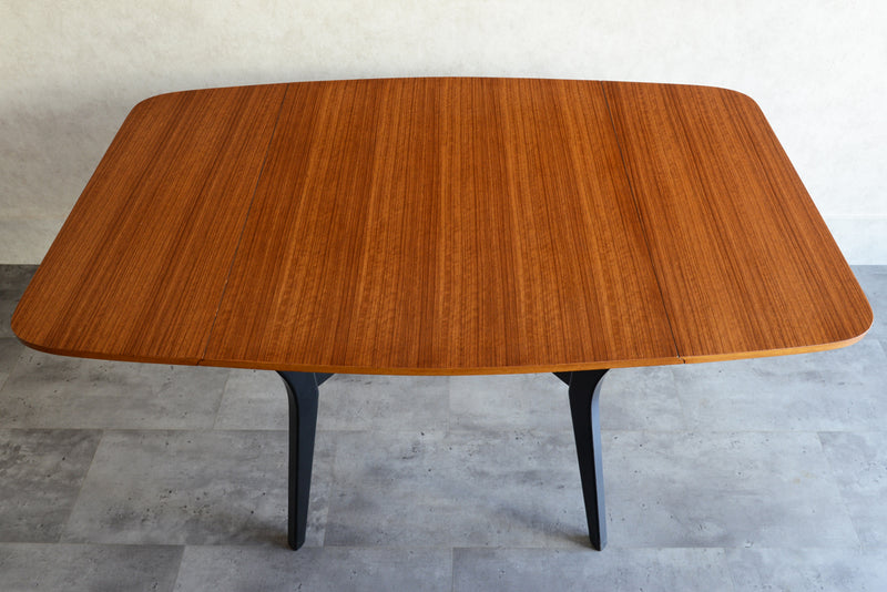 G-PLAN ジープラン Tola&Black ドロップリーフテーブル 01(天板剝離再塗装済）