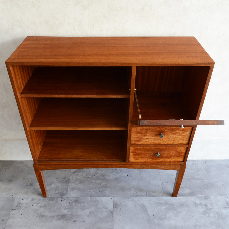 60sチークガラス扉キャビネット　008