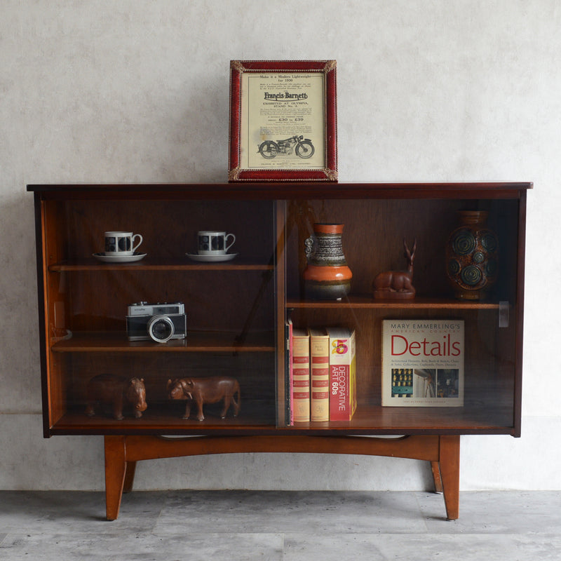 60s チーク ガラスキャビネット 18