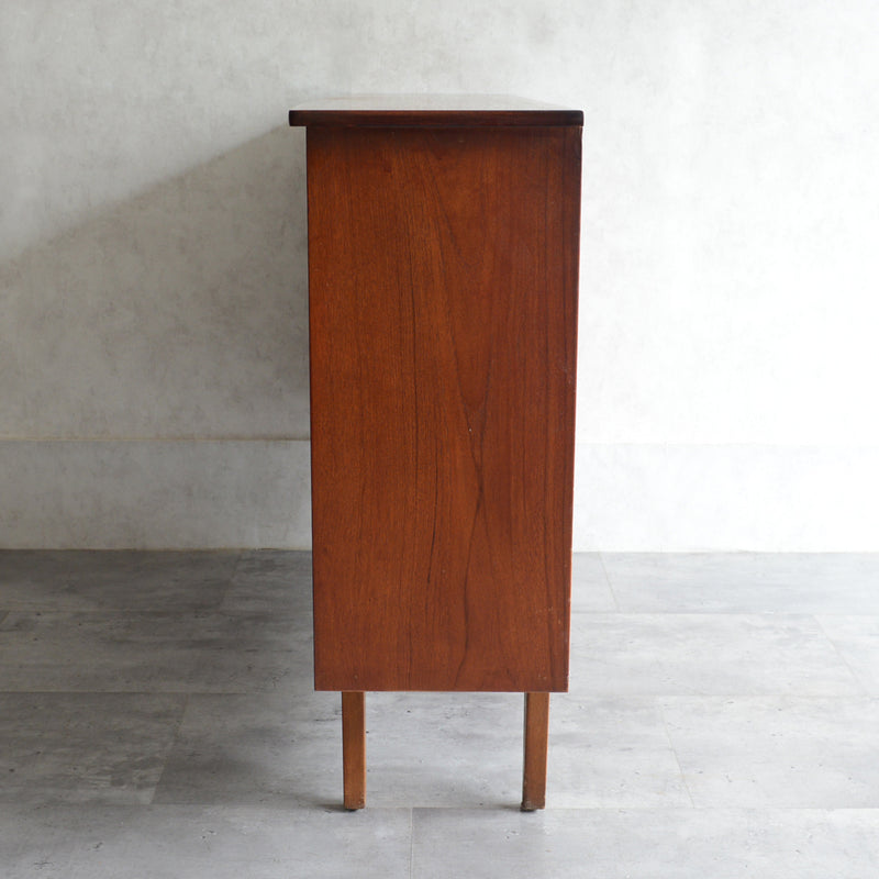 60s チーク ガラスキャビネット 18