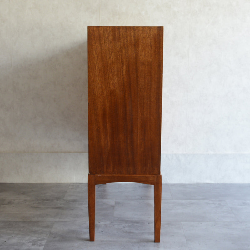 60sチークガラス扉キャビネット　008