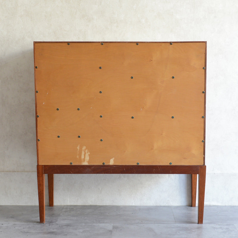 60sチークガラス扉キャビネット　008