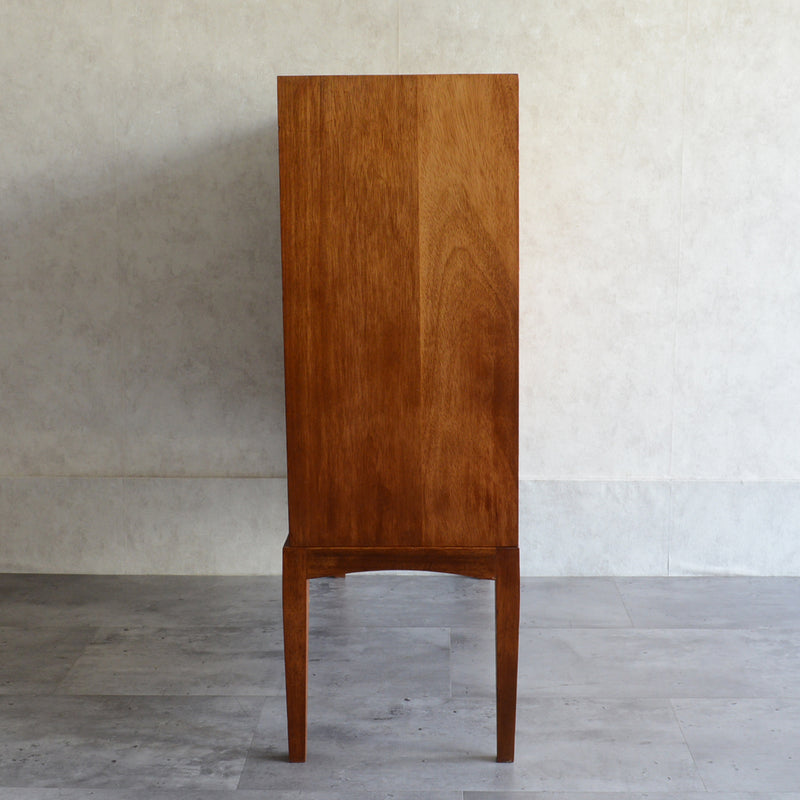 60sチークガラス扉キャビネット　008