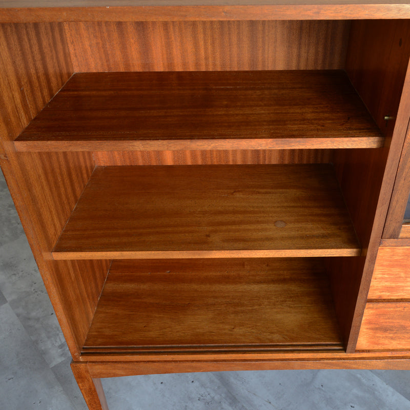 60sチークガラス扉キャビネット　008