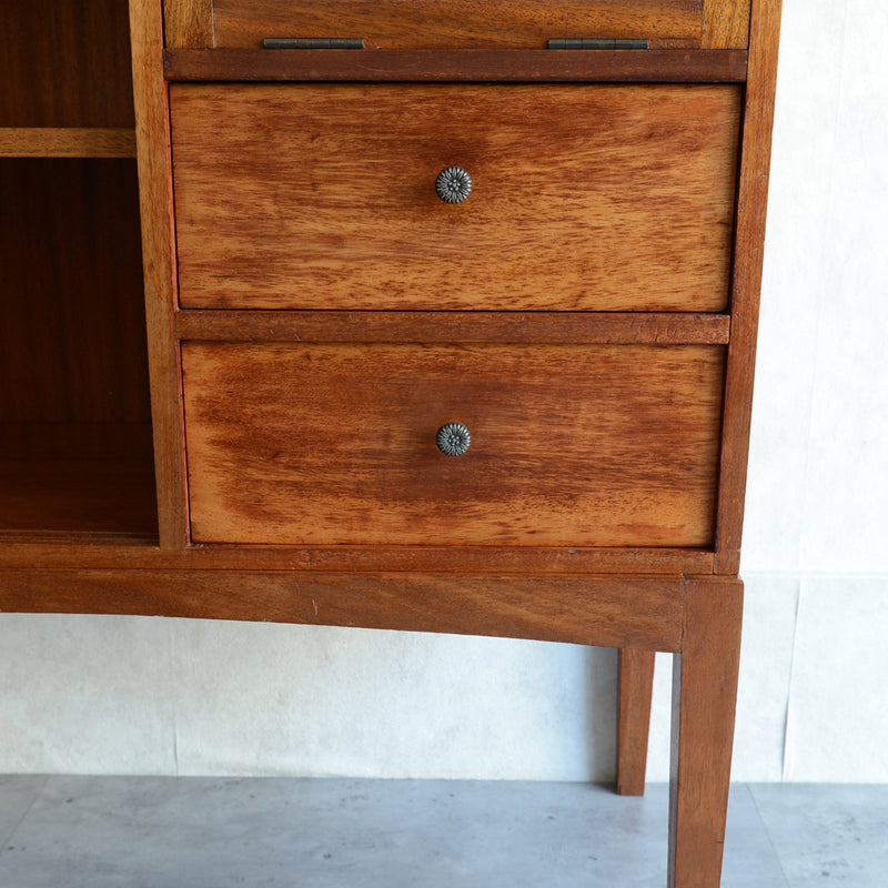 60sチークガラス扉キャビネット　008