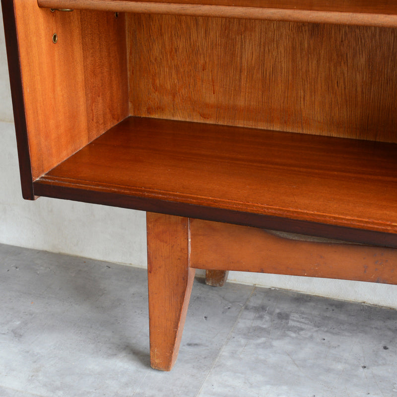 60s チーク ガラスキャビネット 18