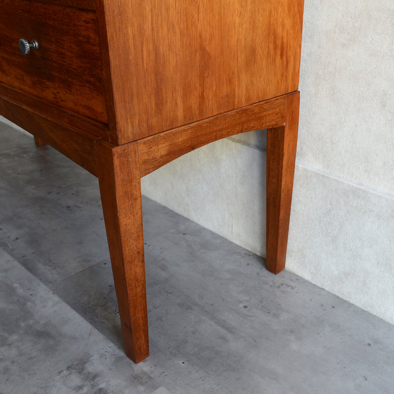 60sチークガラス扉キャビネット　008