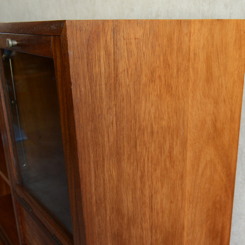 60sチークガラス扉キャビネット　008