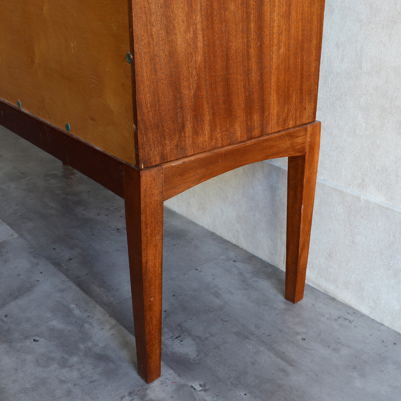 60sチークガラス扉キャビネット　008