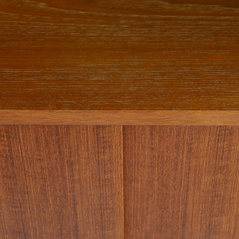 デンマーク ヴィンテージ シェルフ 5-7 木扉付