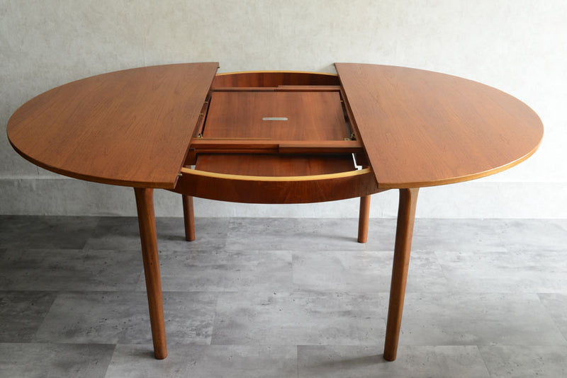 マッキントッシュ McINTOSH チーク　ラウンドエクステンション　ダイニングテーブル03