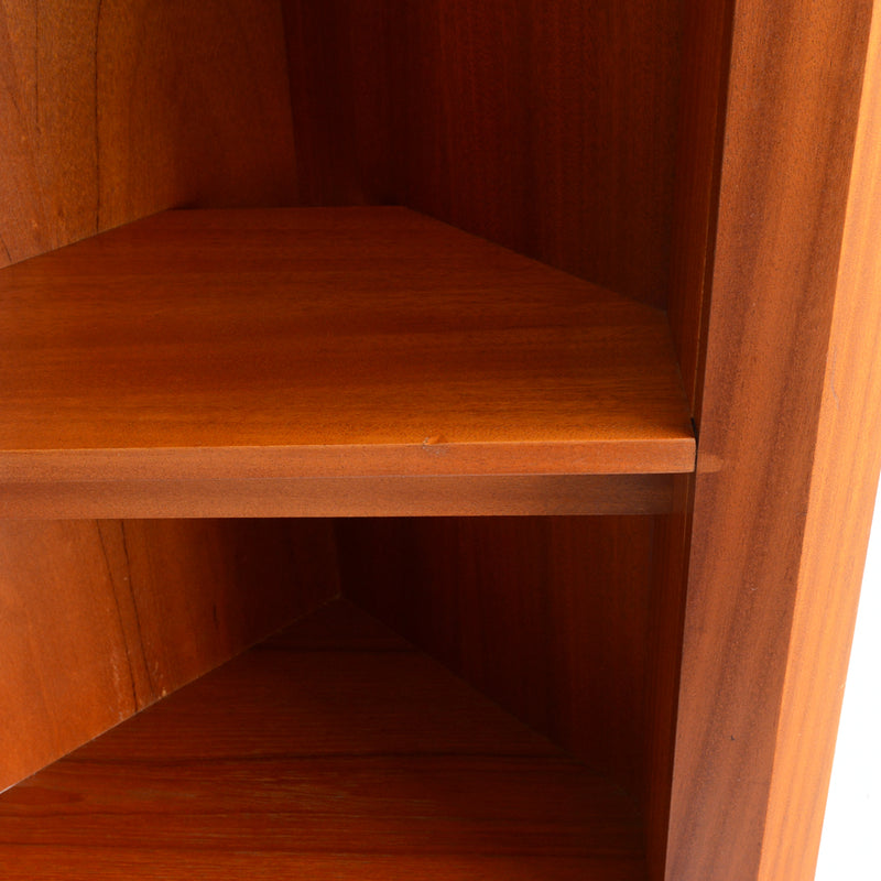 ヴィンテージ  チーク コーナー キャビネット