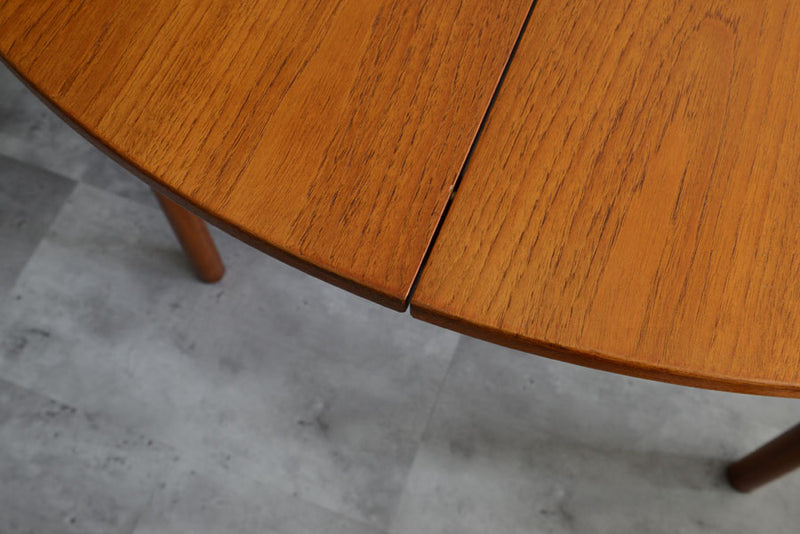 マッキントッシュ McINTOSH チーク　ラウンドエクステンション　ダイニングテーブル03