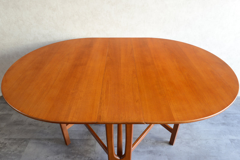 Jentiqueジェンティーク　オーバルゲートレッグテーブル01