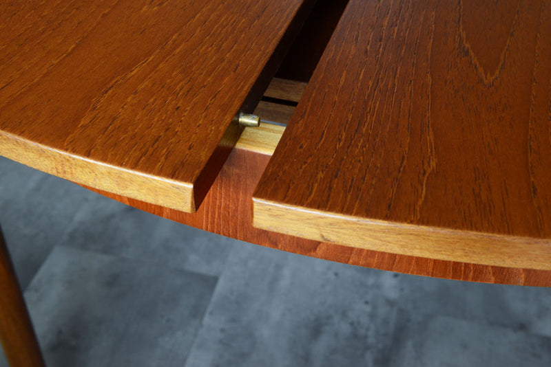 マッキントッシュ McINTOSH チーク　ラウンドエクステンション　ダイニングテーブル03
