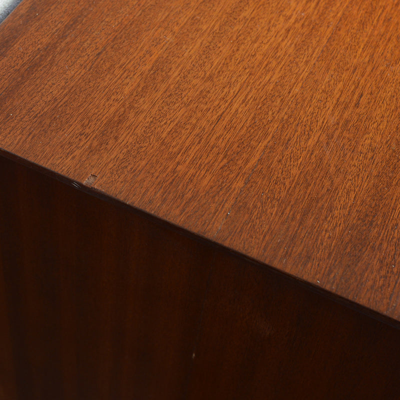 イギリス ヴィンテージ ガラス扉キャビネット 014