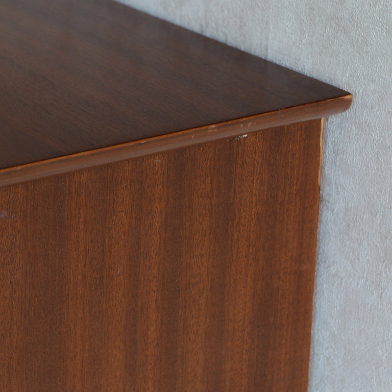 イギリス ヴィンテージ ガラス扉キャビネット 014