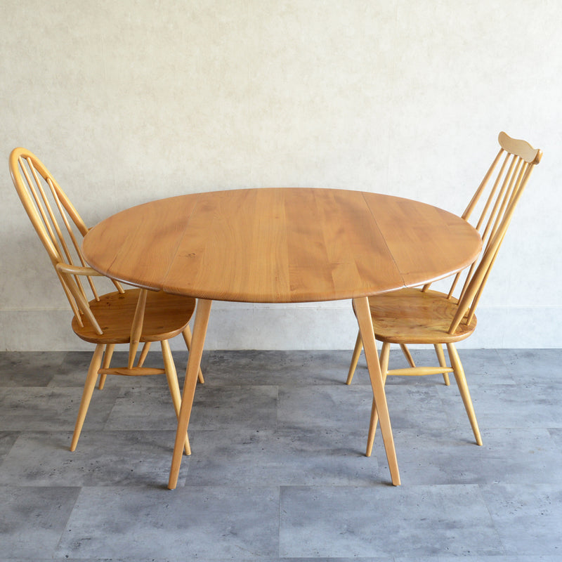 S様見学予約商品　ERCOLバタフライテーブル 11（天板剥離再塗装済）