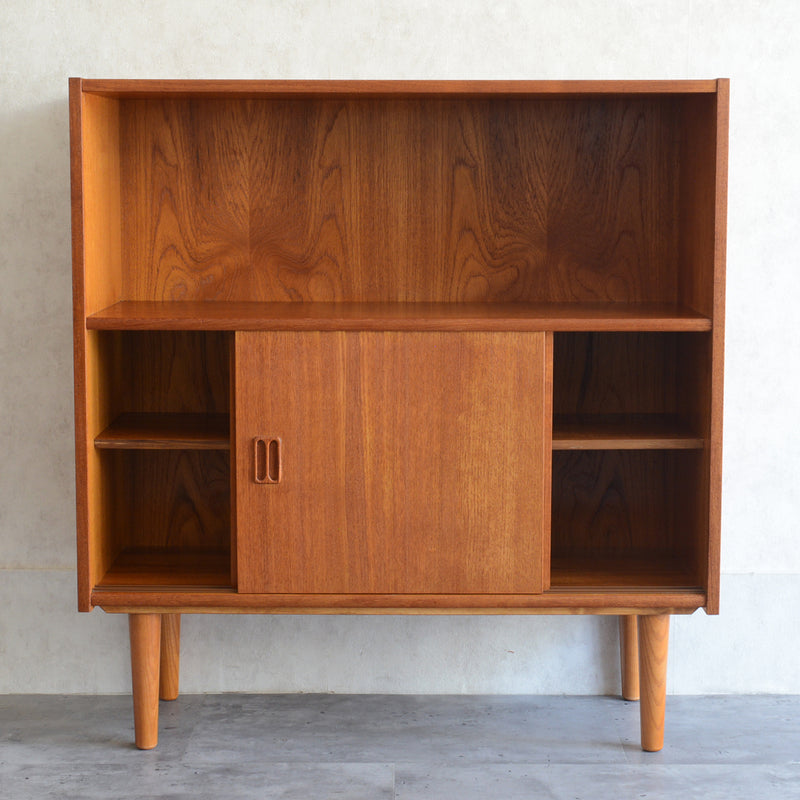 デンマークヴィンテージ　扉付きブックシェルフ3-1（ウッドオイル仕上）