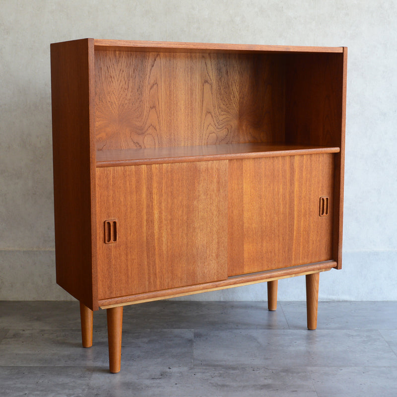 デンマークヴィンテージ　扉付きブックシェルフ3-1（ウッドオイル仕上）