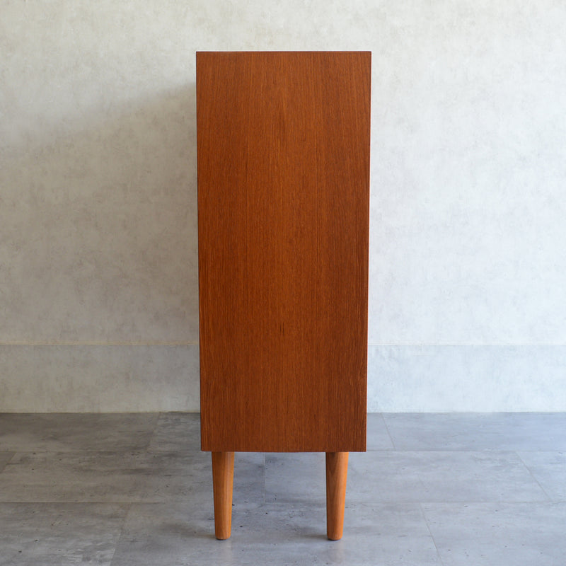 デンマークヴィンテージ　扉付きブックシェルフ3-1（ウッドオイル仕上）