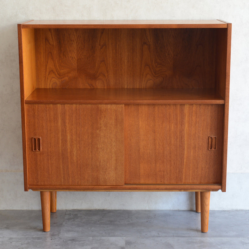 デンマークヴィンテージ　扉付きブックシェルフ3-1（ウッドオイル仕上）