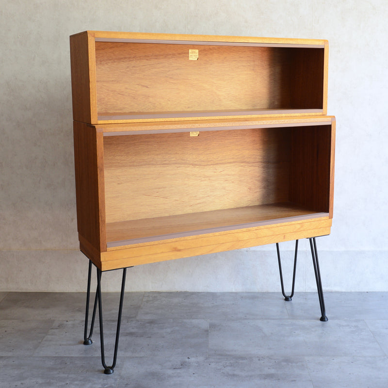 Simplex マホガニー ブックケース カップボード 34 アイアンレッグ