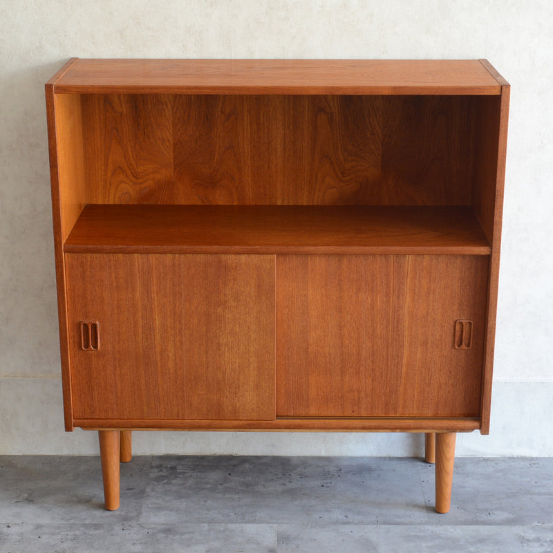 デンマークヴィンテージ　扉付きブックシェルフ3-1（ウッドオイル仕上）