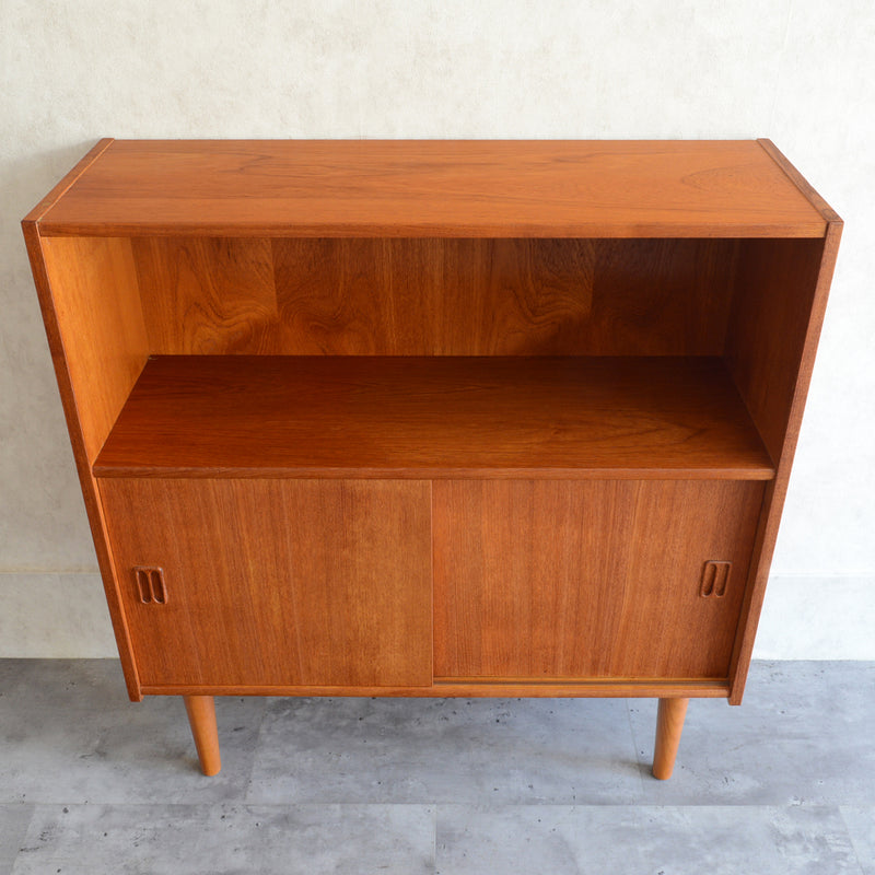 デンマークヴィンテージ　扉付きブックシェルフ3-1（ウッドオイル仕上）