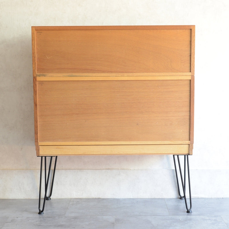 Simplex マホガニー ブックケース カップボード 34 アイアンレッグ