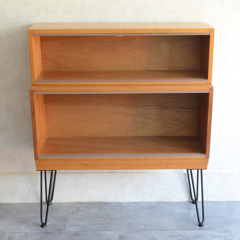 Simplex マホガニー ブックケース カップボード 34 アイアンレッグ