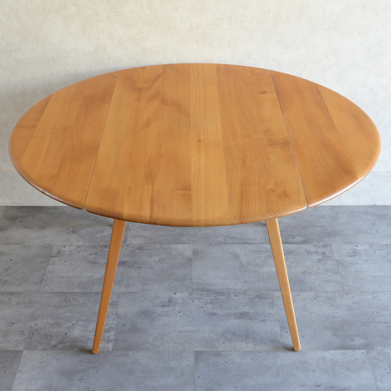 S様見学予約商品　ERCOLバタフライテーブル 11（天板剥離再塗装済）