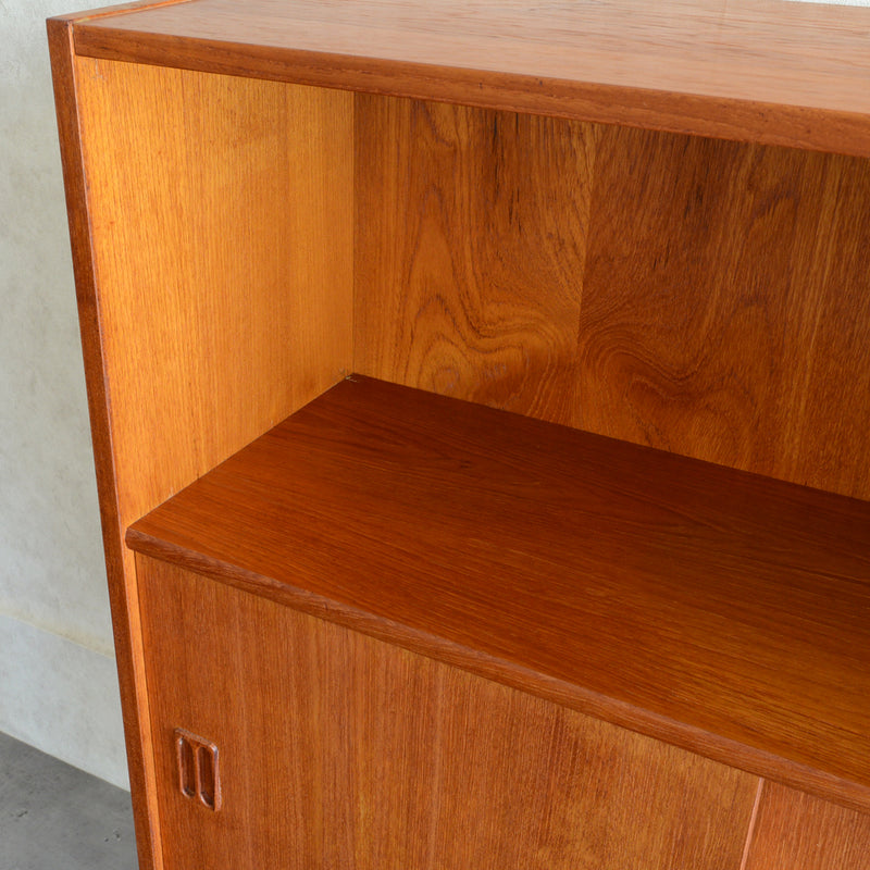 デンマークヴィンテージ　扉付きブックシェルフ3-1（ウッドオイル仕上）