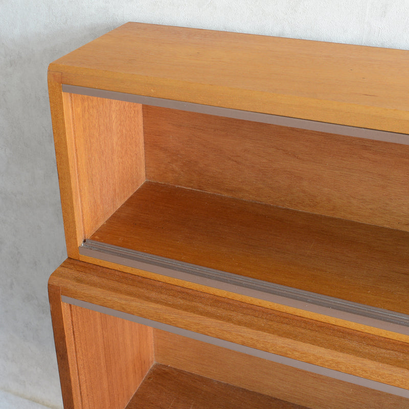 Simplex マホガニー ブックケース カップボード 34 アイアンレッグ