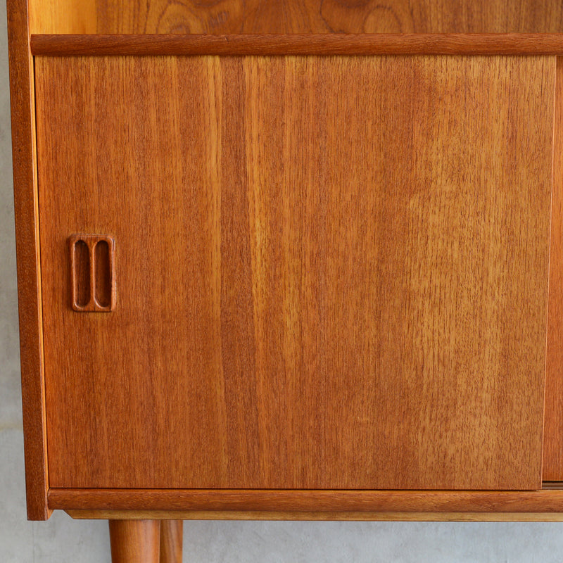 デンマークヴィンテージ　扉付きブックシェルフ3-1（ウッドオイル仕上）