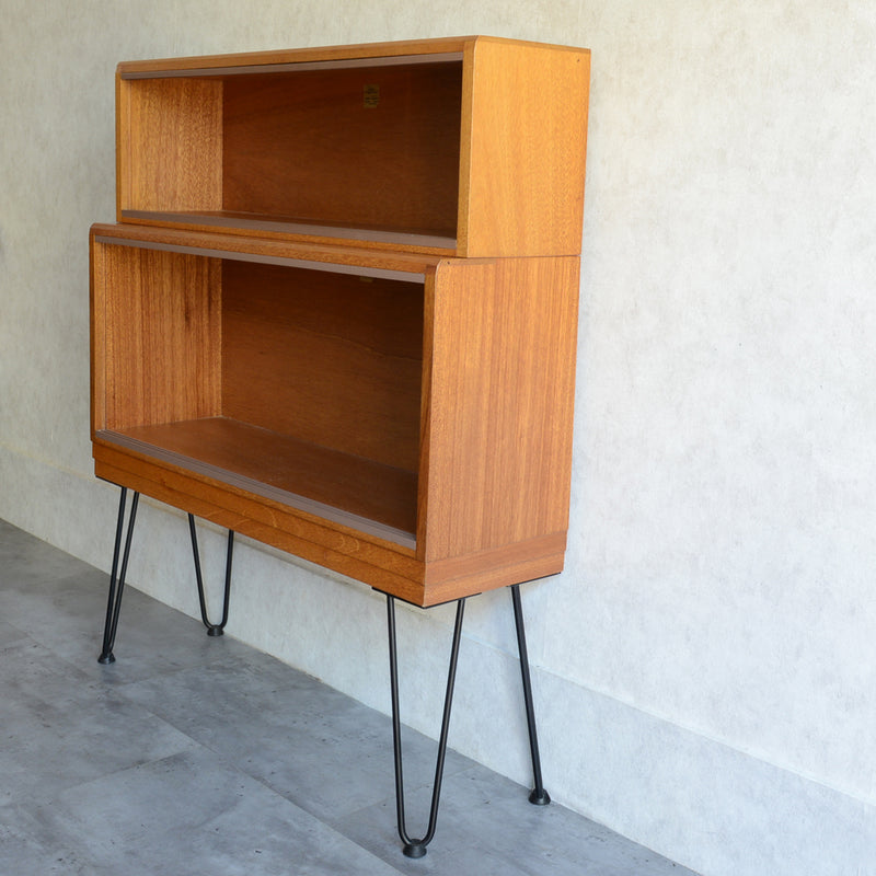 Simplex マホガニー ブックケース カップボード 34 アイアンレッグ