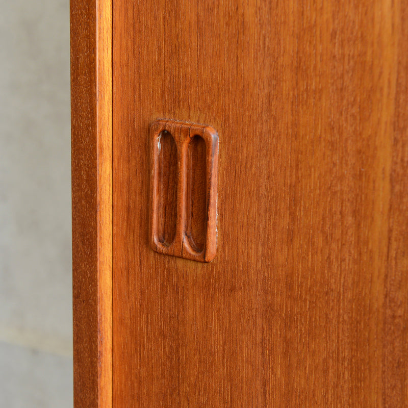 デンマークヴィンテージ　扉付きブックシェルフ3-1（ウッドオイル仕上）