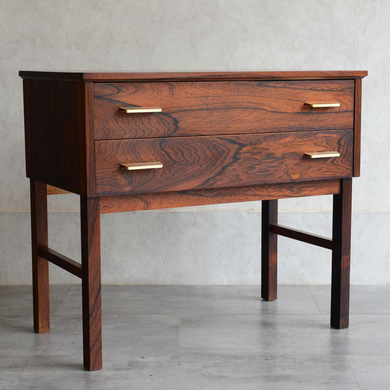 デンマーク  ローズウッド 2段チェスト 5-6