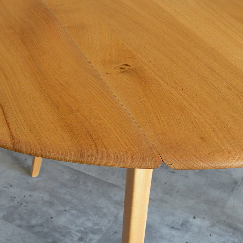 S様見学予約商品　ERCOLバタフライテーブル 11（天板剥離再塗装済）