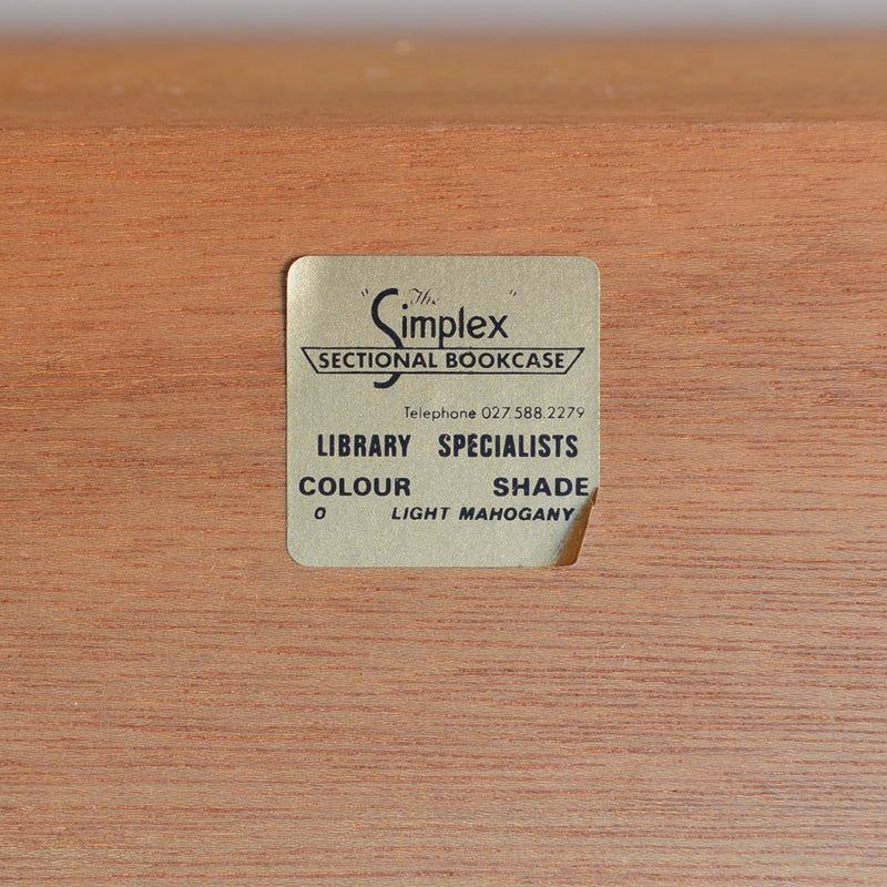 Simplex マホガニー ブックケース カップボード 34 アイアンレッグ