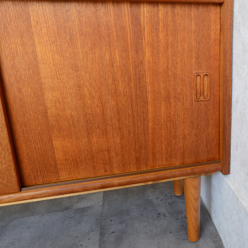 デンマークヴィンテージ　扉付きブックシェルフ3-1（ウッドオイル仕上）