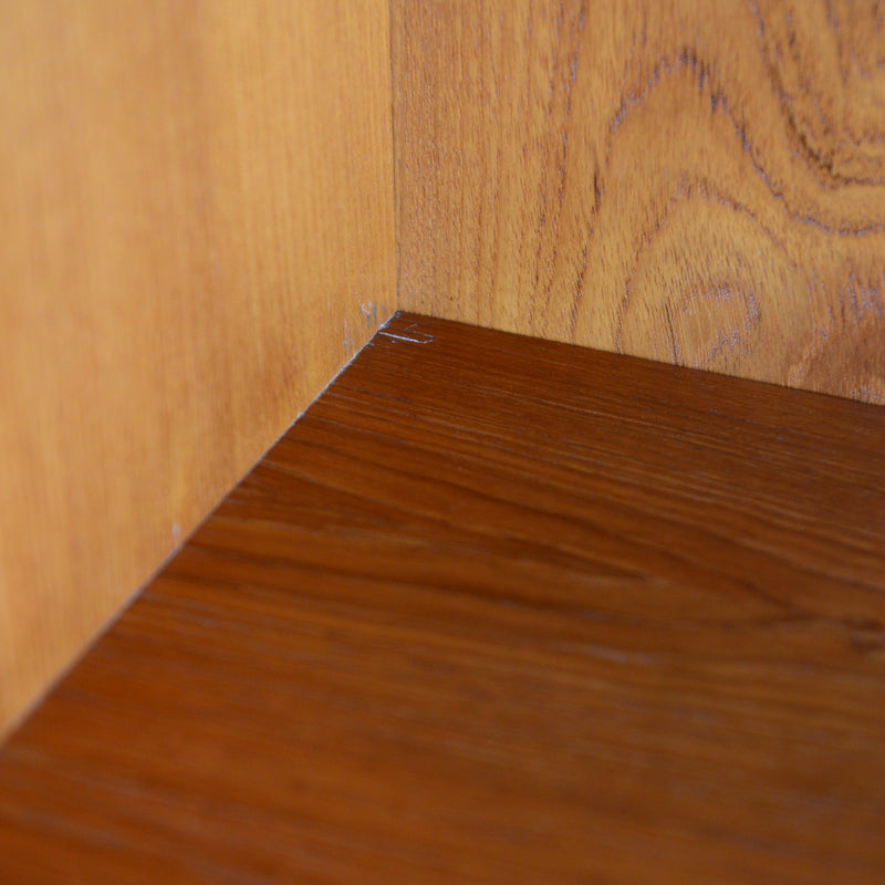 デンマークヴィンテージ　扉付きブックシェルフ3-1（ウッドオイル仕上）